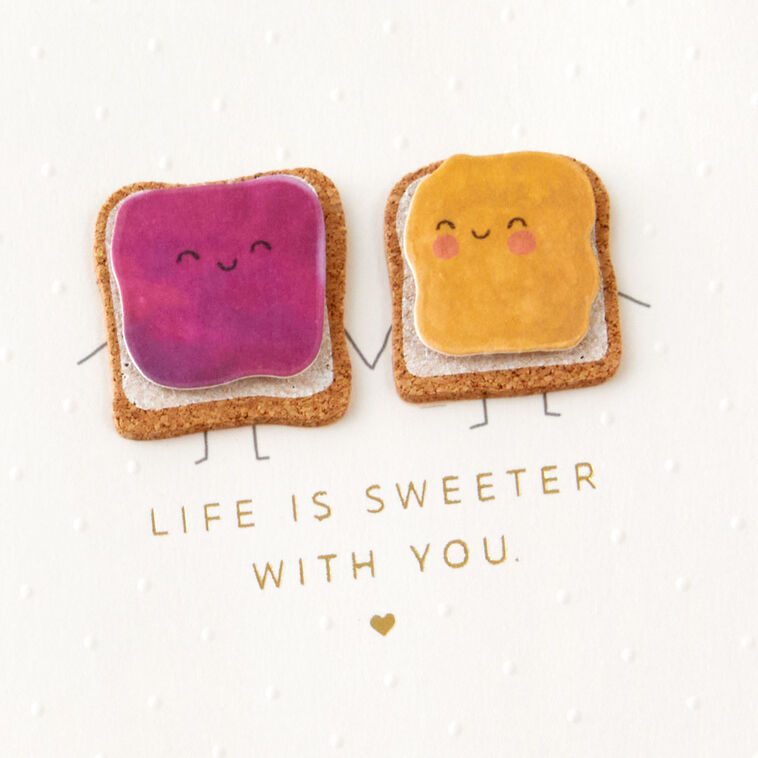 Hallmark Life Is Sweeter With You Romantic Anniversary Card