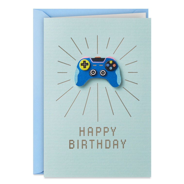 hallmark Life's a Game You're Winning Birthday Card