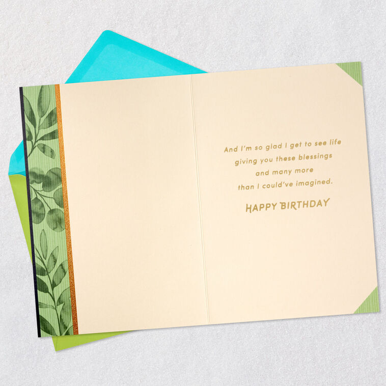 Hallmark Life's Giving You Many Blessings Birthday Card For Son