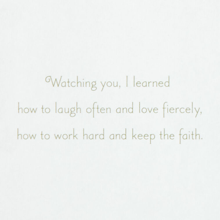 Hallmark Life's Most Important Lessons Birthday Card For Mom