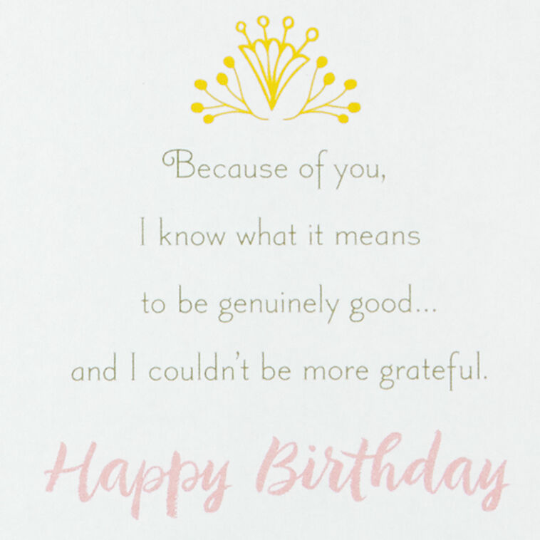 Hallmark Life's Most Important Lessons Birthday Card For Mom