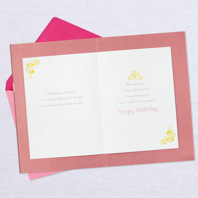 Hallmark Life's Most Important Lessons Birthday Card For Mom