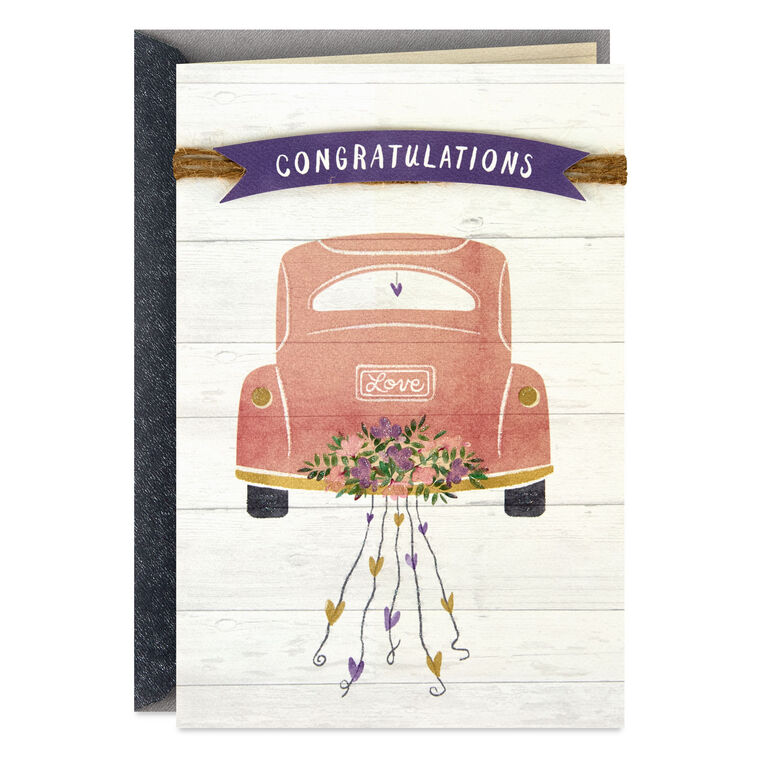hallmark Lifetime of Happiness and Love Wedding Card