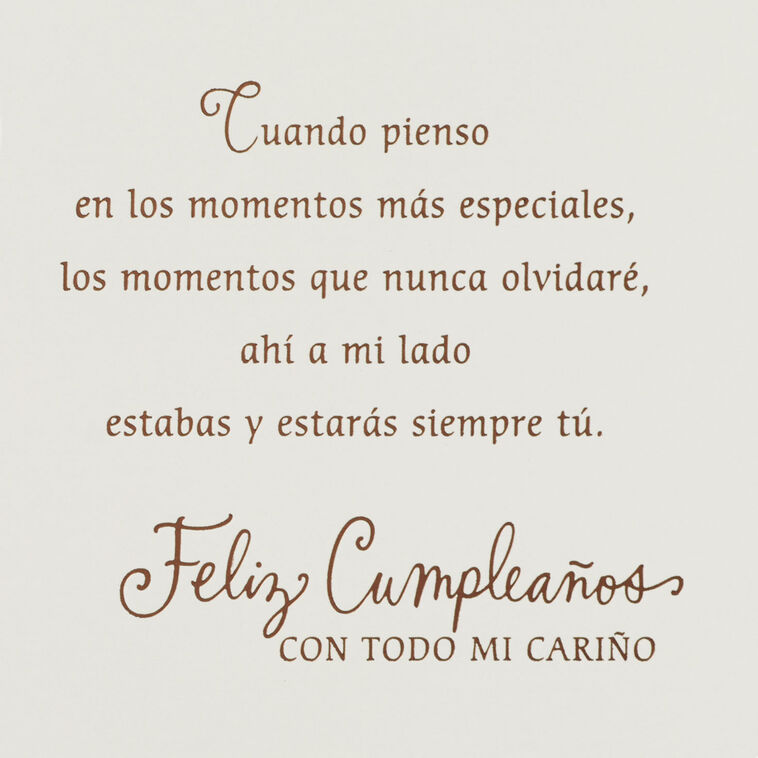 Hallmark Lifetime Of Memories Spanish-Language Birthday Card For Sister