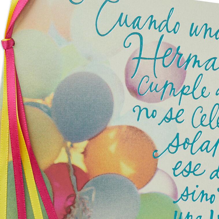 Hallmark Lifetime Of Memories Spanish-Language Birthday Card For Sister