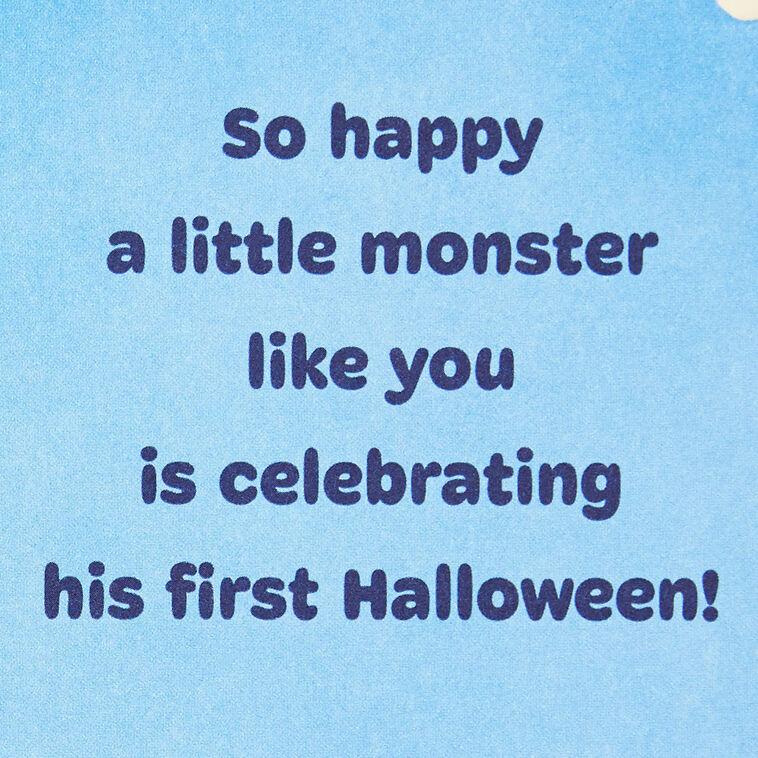 Hallmark Little Green Monster First Halloween Card For Boy
