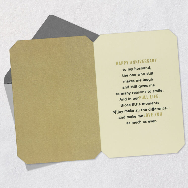 Hallmark Little Moments Of Joy Anniversary Card For Husband