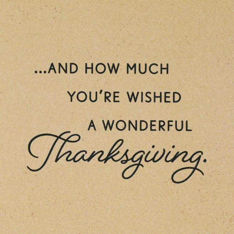 Hallmark Little Reminders Of Love Thanksgiving Card