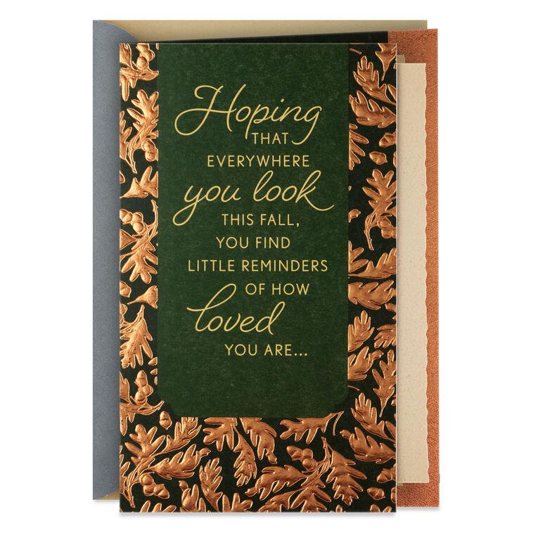 hallmark Little Reminders of Love Thanksgiving Card