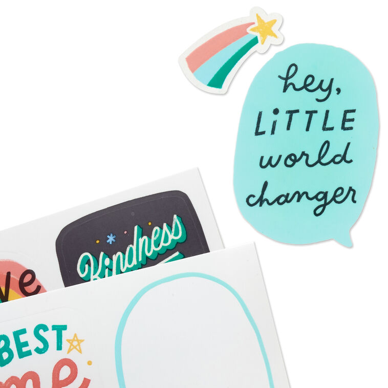 Hallmark Little World Changers™ Kindness Repositionable Stickers Pack Of 12