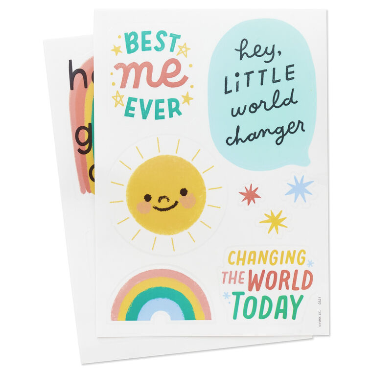 hallmark Little World Changers™ Kindness Repositionable Stickers Pack of 12