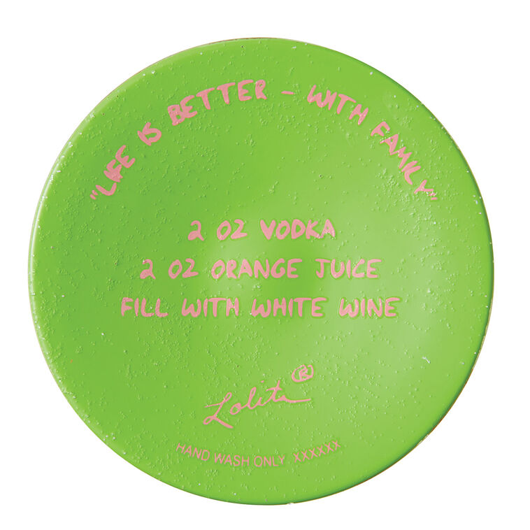 Hallmark Lolita Life Is Better With Family Wine Glass 15 Oz