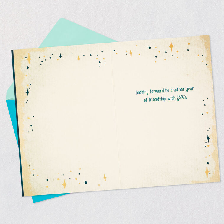 Hallmark Looking Forward To Another Year Of Friendship New Year Card