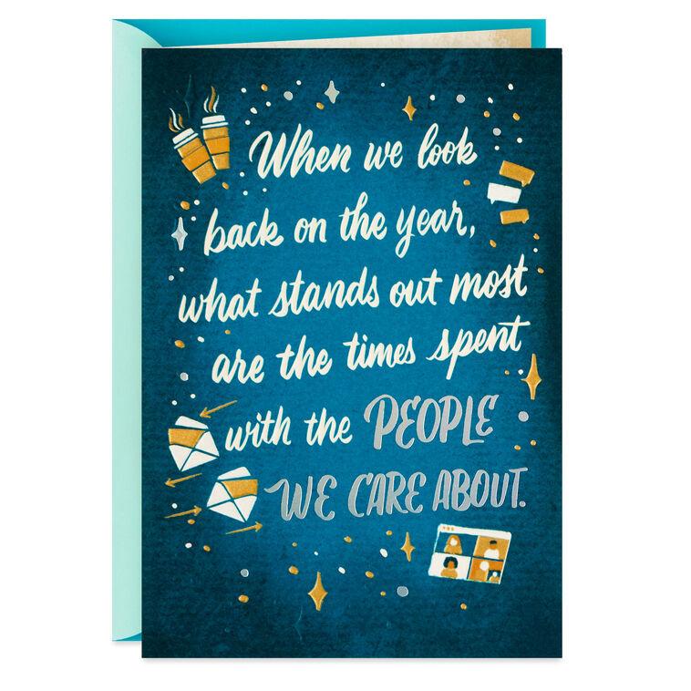 hallmark Looking Forward to Another Year of Friendship New Year Card