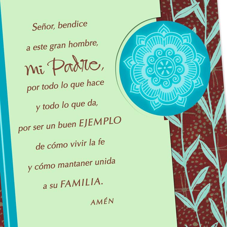 Hallmark Lord Bless You Spanish-Language Birthday Card For Dad