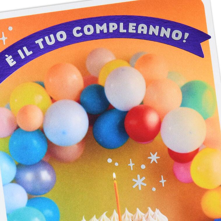 Hallmark Lots Of Happiness Italian-Language Birthday Card