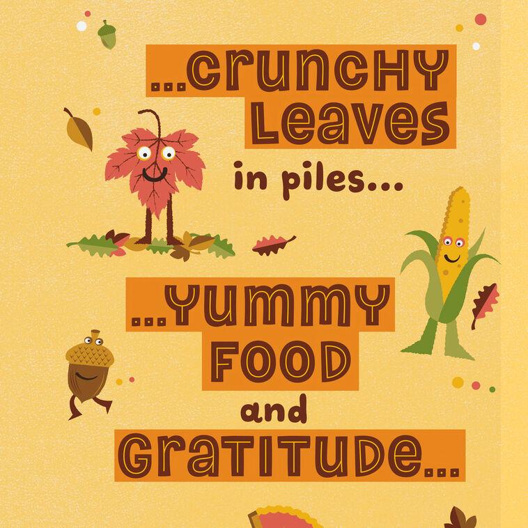 Hallmark Lots Of Smiles Thanksgiving Card For Grandson