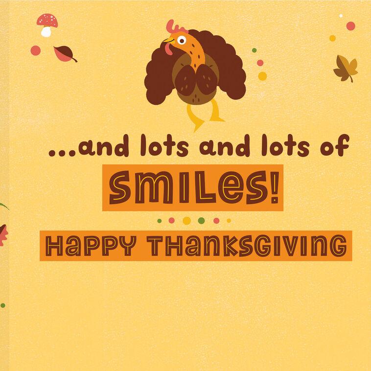 Hallmark Lots Of Smiles Thanksgiving Card For Grandson