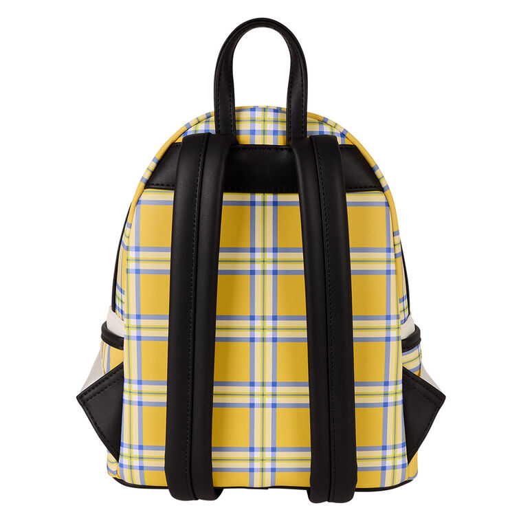 Hallmark Loungefly Clueless Cher Cosplay Yellow Plaid Mini Backpack