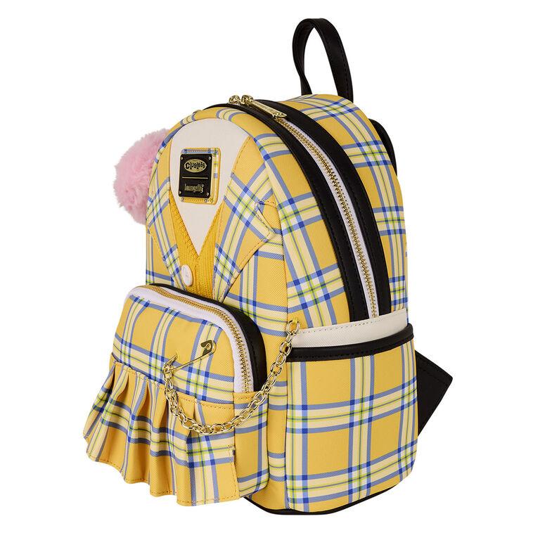 Hallmark Loungefly Clueless Cher Cosplay Yellow Plaid Mini Backpack