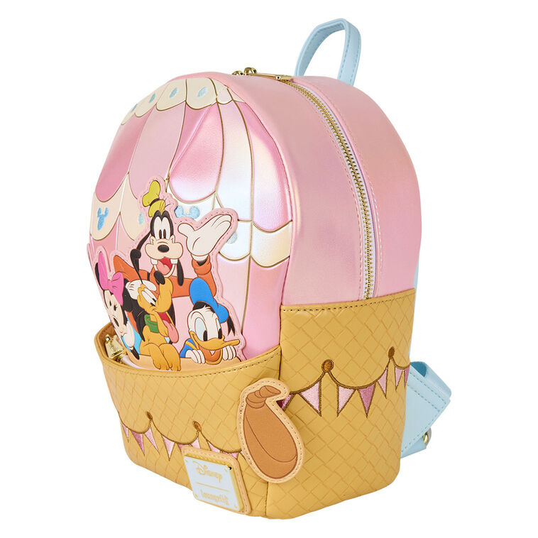 Hallmark Loungefly Disney Mickey And Friends Hot Air Balloon Mini Backpack