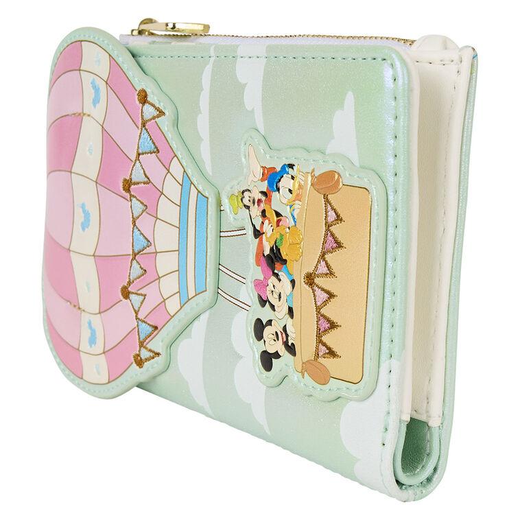 Hallmark Loungefly Disney Mickey And Friends Hot Air Balloon Flap Wallet