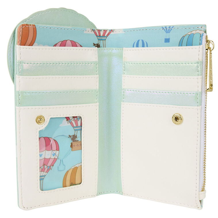 Hallmark Loungefly Disney Mickey And Friends Hot Air Balloon Flap Wallet