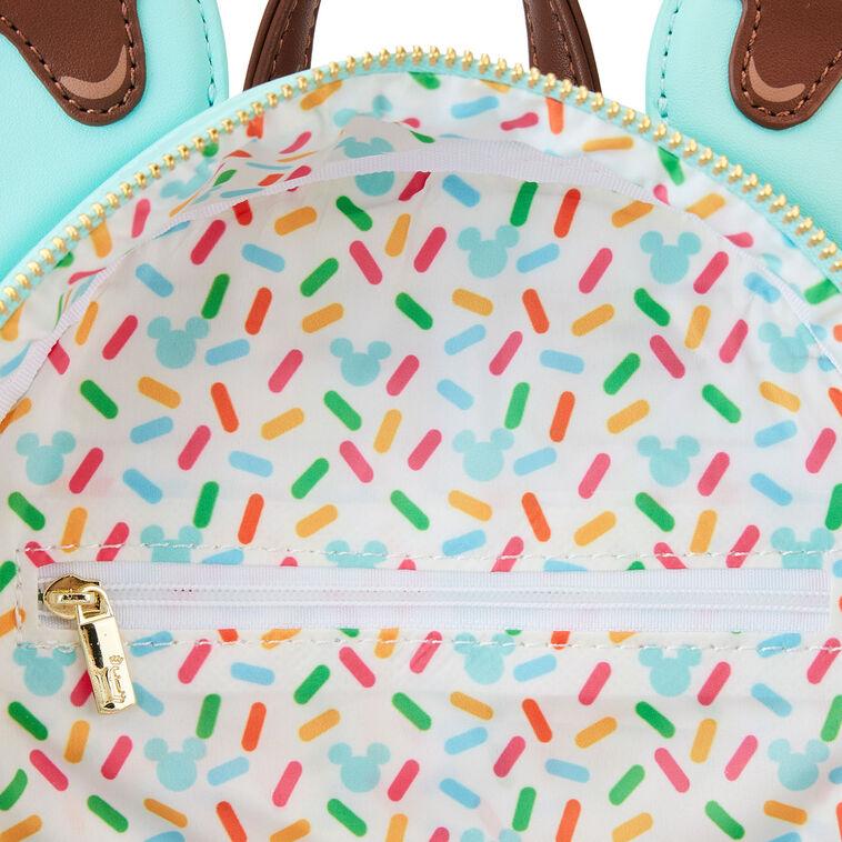 Hallmark Loungefly Disney Mickey And Minnie Ice Cream Cone Mini Backpack