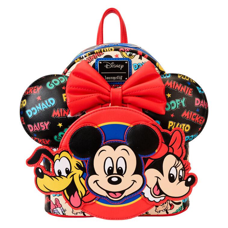 hallmark Loungefly Disney Mickey Mouse and Friends Backpack and Headband