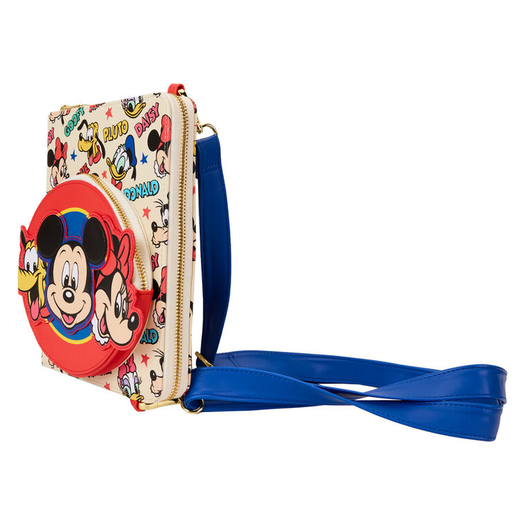 Hallmark Loungefly Disney Mickey Mouse And Friends Zip-Around Crossbody Journal