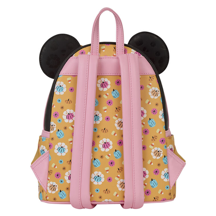 Hallmark Loungefly Disney Minnie Mouse Glow Pumpkin Mini Backpack