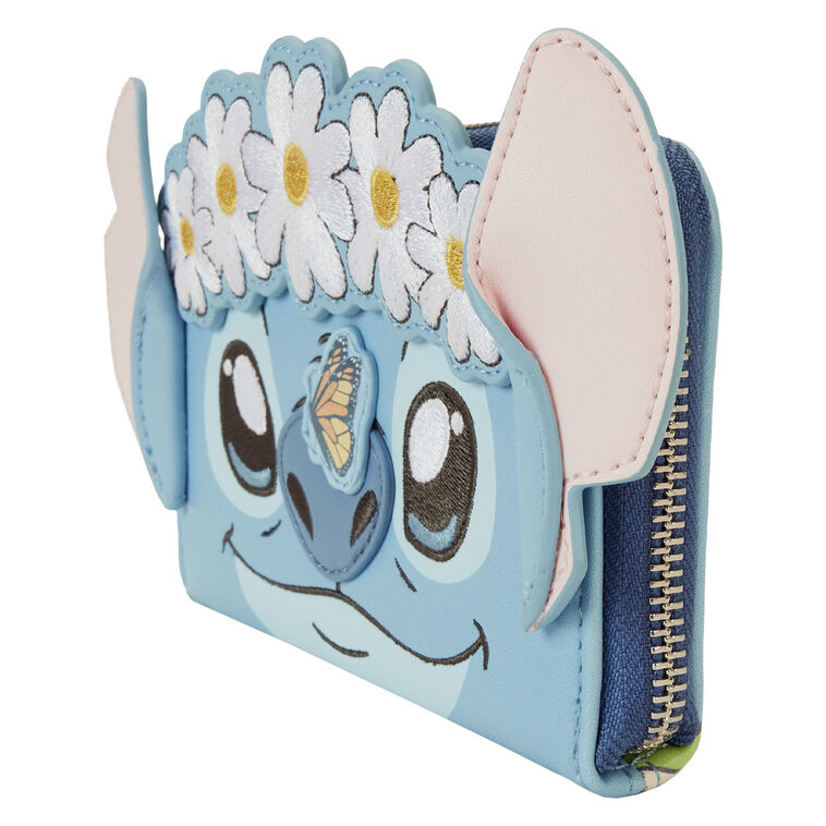 Hallmark Loungefly Disney Stitch Spring Zip-Around Wallet