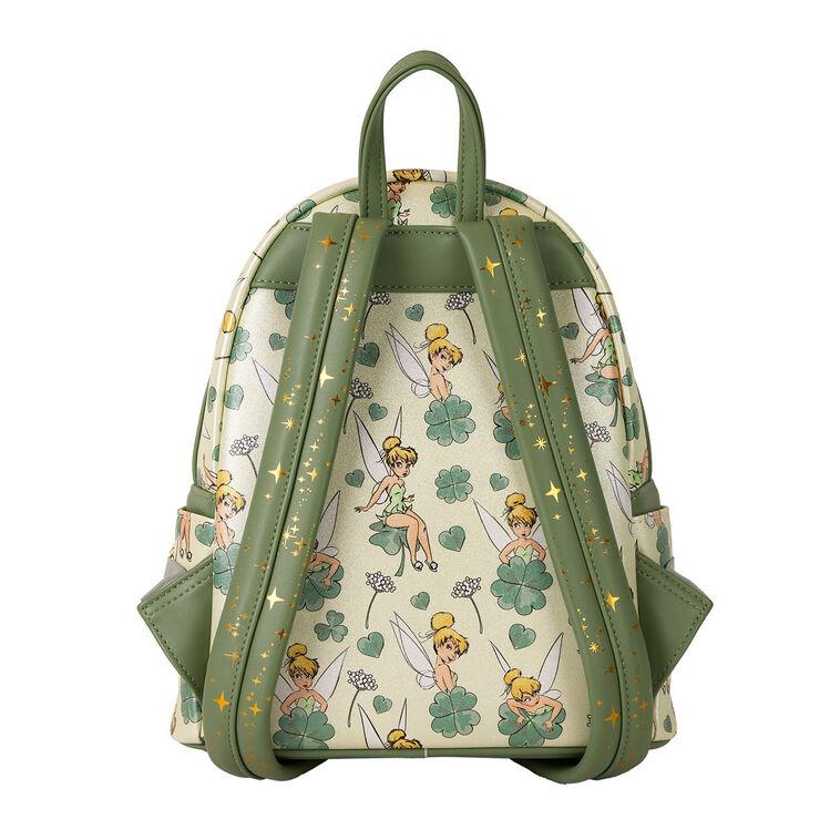 Hallmark Loungefly Disney Tinker Bell Four-Leaf Clover Mini Backpack