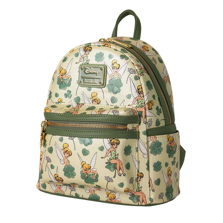 Hallmark Loungefly Disney Tinker Bell Four-Leaf Clover Mini Backpack