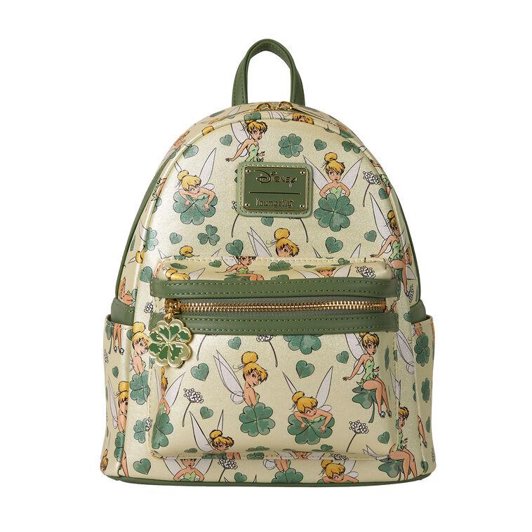 hallmark Loungefly Disney Tinker Bell Four-Leaf Clover Mini Backpack