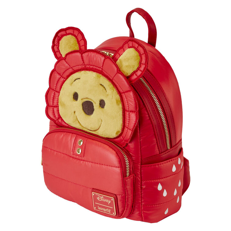 Hallmark Loungefly Disney Winnie The Pooh Puffer Jacket Mini Backpack