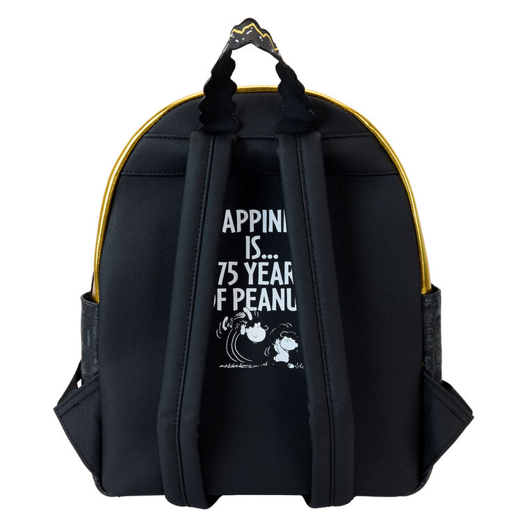 Hallmark Loungefly Peanuts 75th Anniversary Snoopy And Friends Mini Backpack