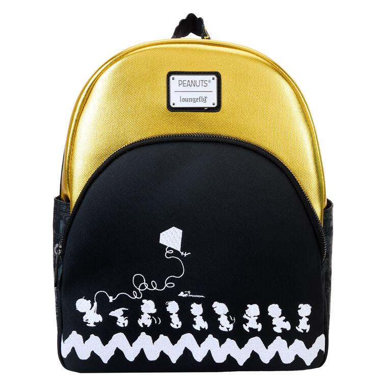 hallmark Loungefly Peanuts 75th Anniversary Snoopy and Friends Mini Backpack