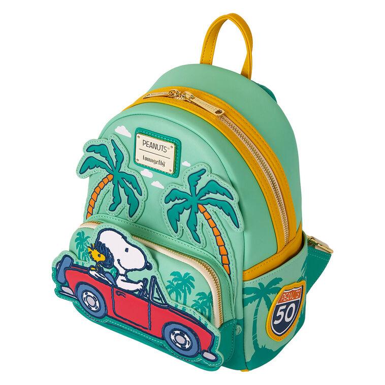 Hallmark Loungefly Peanuts Snoopy Road Trip Mini Backpack