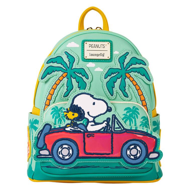 hallmark Loungefly Peanuts Snoopy Road Trip Mini Backpack