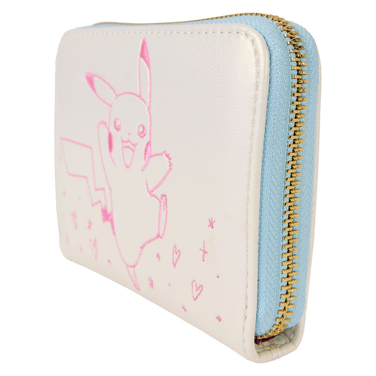 Hallmark Loungefly Pokémon Pikachu Iridescent Zip-Around Wallet