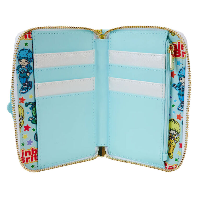 Hallmark Loungefly Rainbow Brite Color Castle Zip-Around Wallet