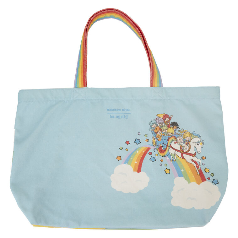 Hallmark Loungefly Rainbow Brite Gang Canvas Tote Bag