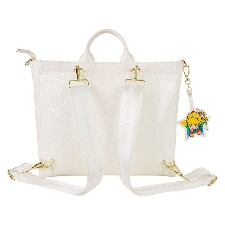 Hallmark Loungefly Rainbow Brite Iridescent Convertible Tote Bag