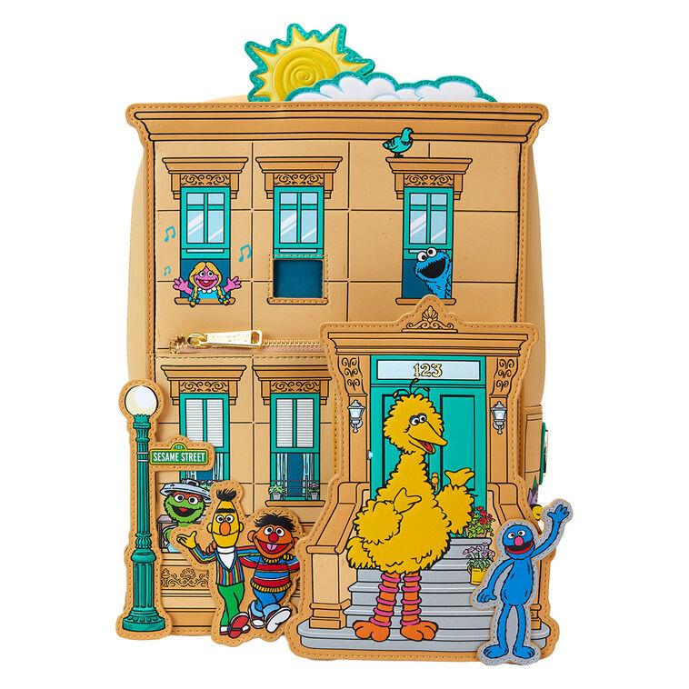 hallmark Loungefly Sesame Street Neighborhood Friends Mini Backpack