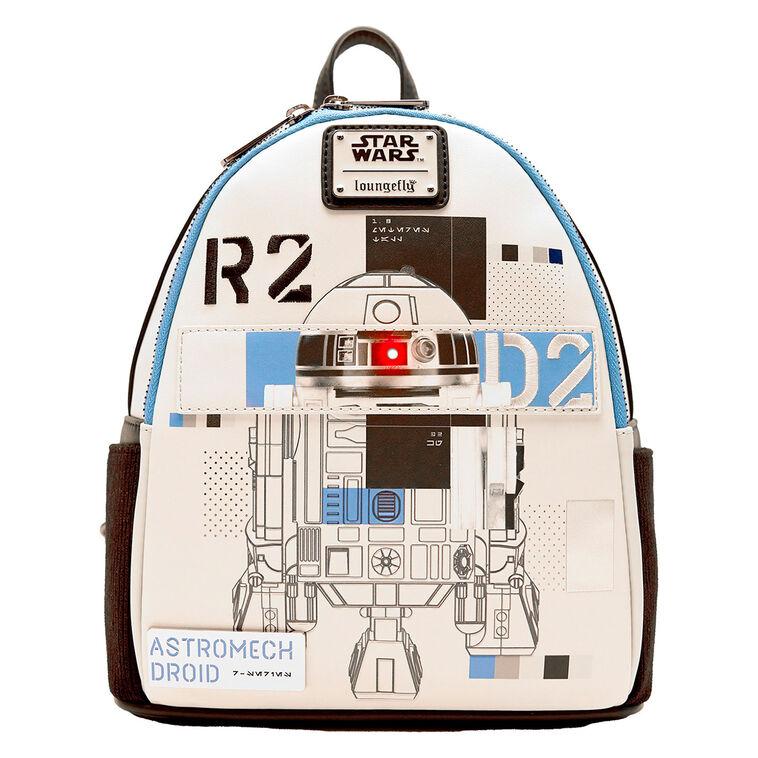 Hallmark Loungefly Star Wars R2-D2 Astromech Droid Mini Backpack