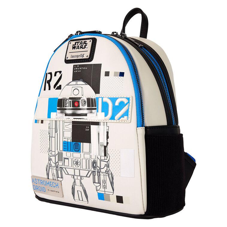 Hallmark Loungefly Star Wars R2-D2 Astromech Droid Mini Backpack