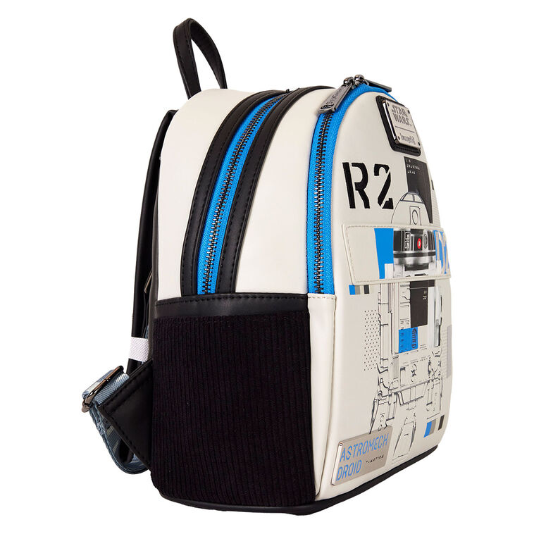 Hallmark Loungefly Star Wars R2-D2 Astromech Droid Mini Backpack