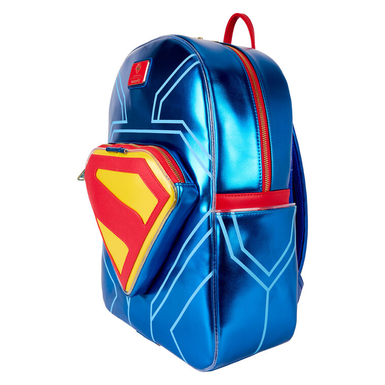 Hallmark Loungefly WB DC Superman Glow Light-Up Backpack