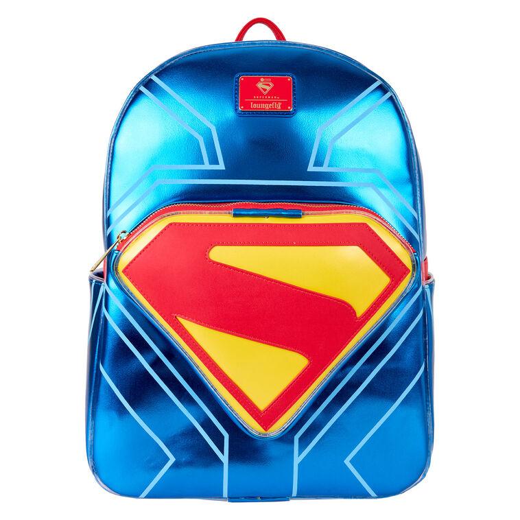 hallmark Loungefly WB DC Superman Glow Light-Up Backpack